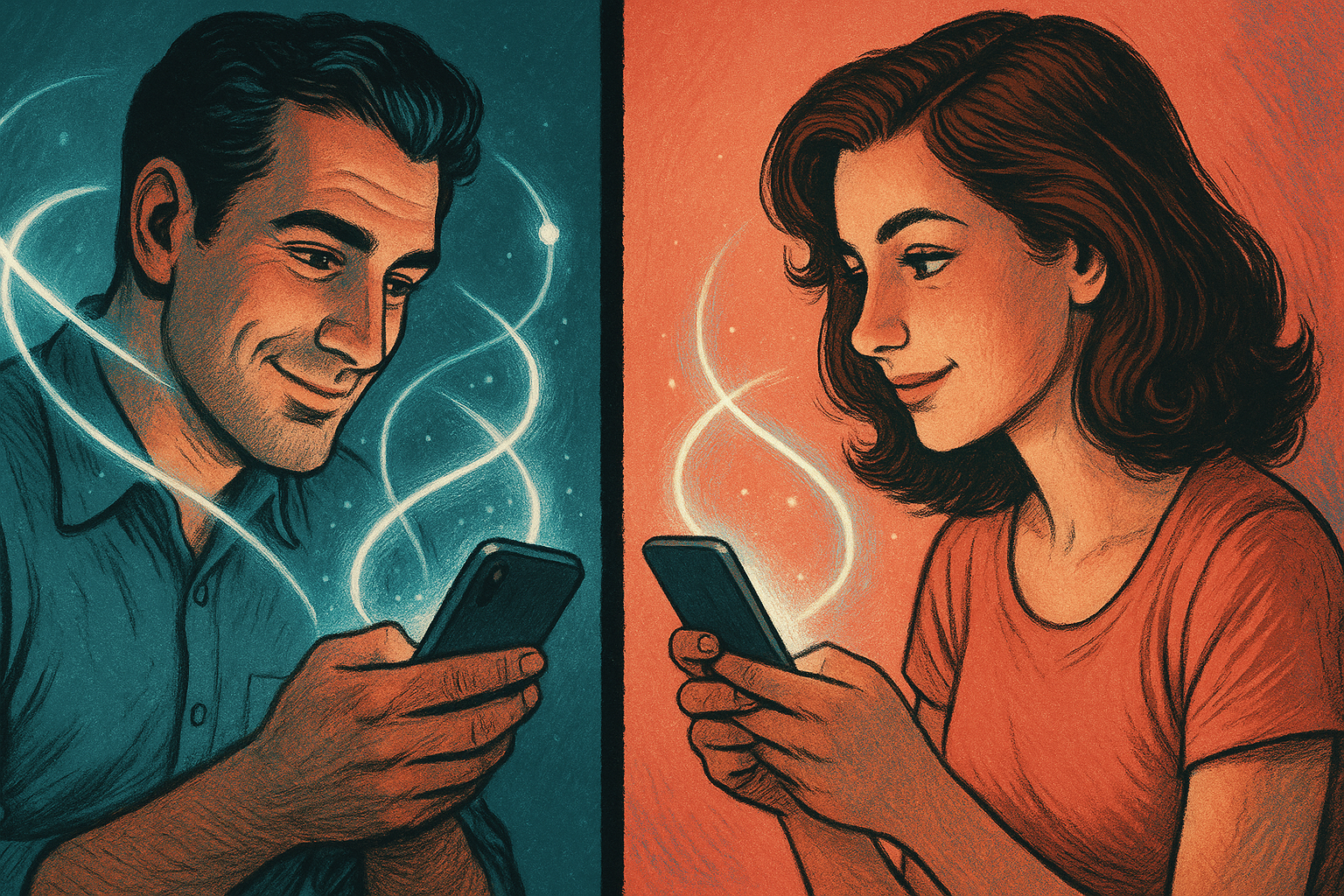 Deixar ela obcecada na sua conversa